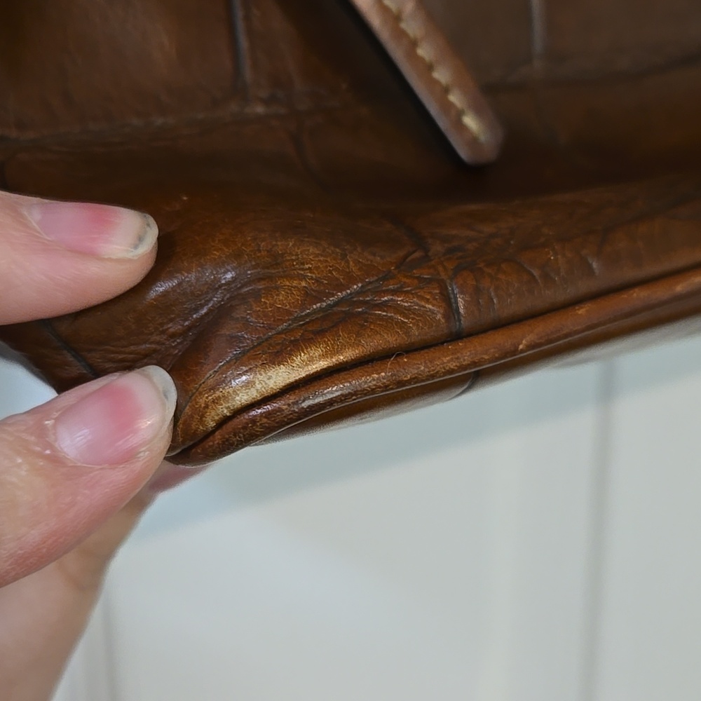 Dooney & Bourke Leather Shoulder Bag - Picture 15 of 16